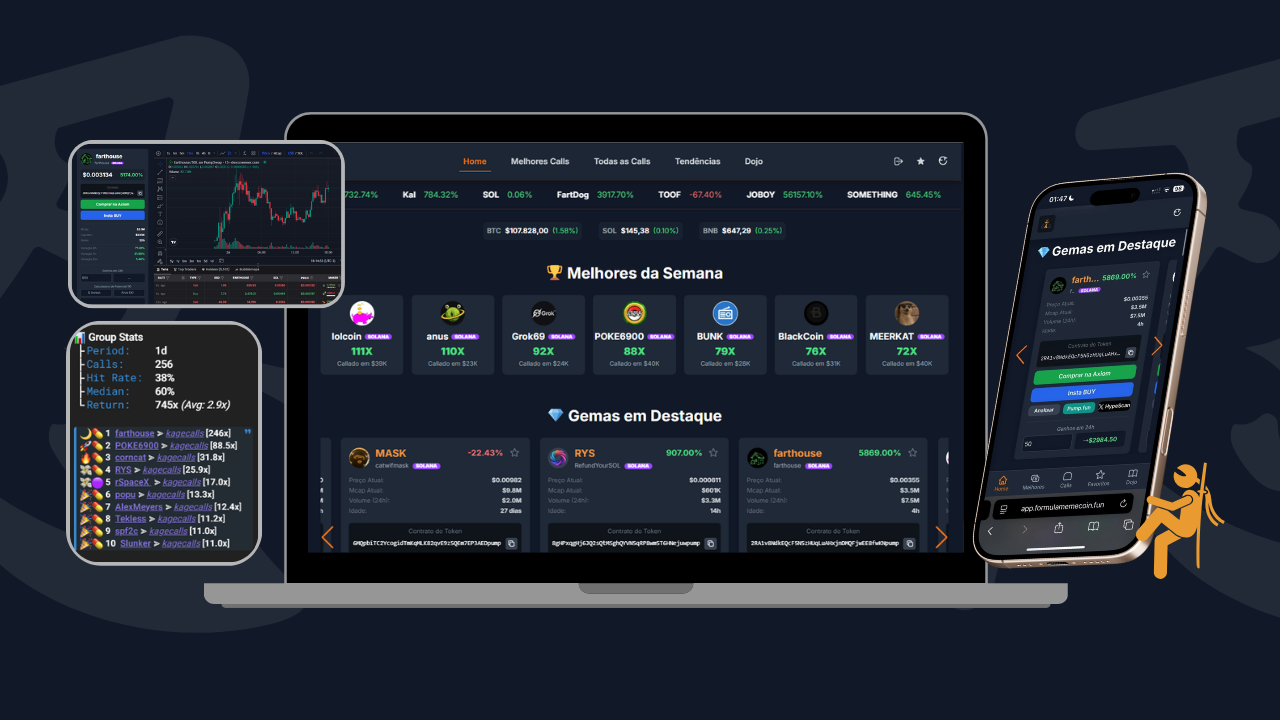 [Imagem de banner mostrando as funcionalidades do Crypto Shinobi APP]
